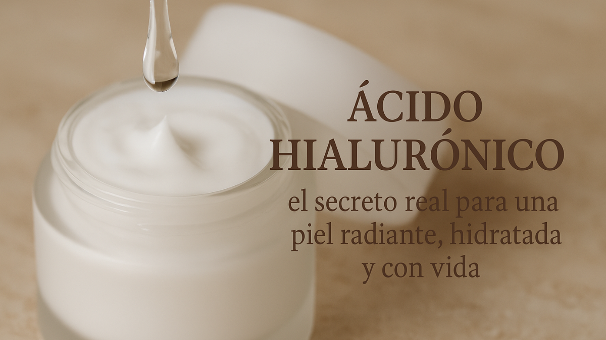 Ácido hialurónico: el secreto real para una piel radiante, hidratada y con vida.