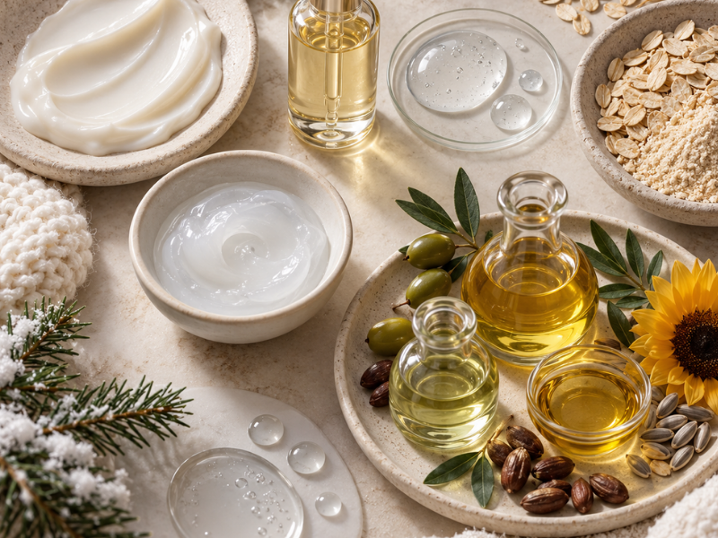 ingredientes para rutina cuidado facial