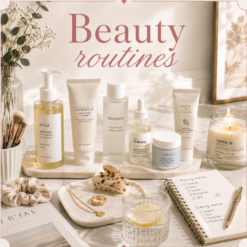 beauty routines