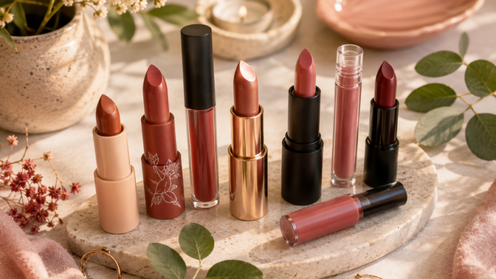 varios labiales veganos